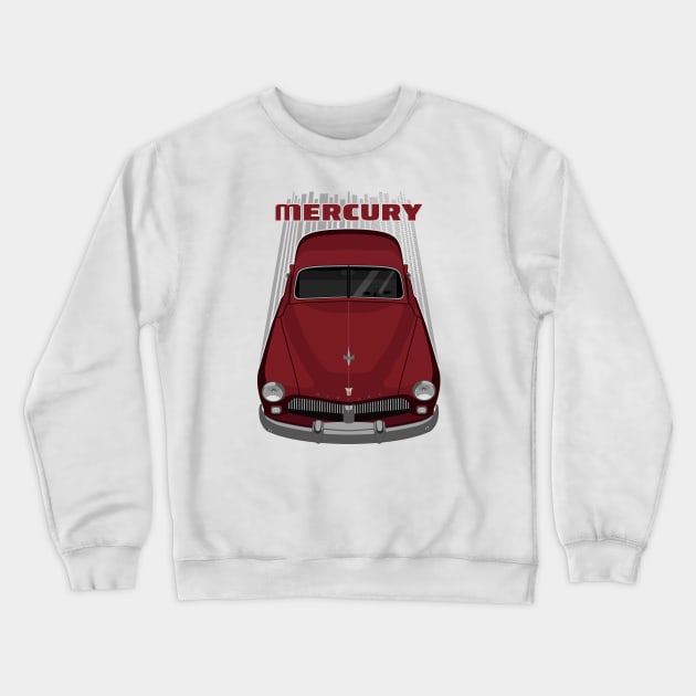 Mercury Coupe 1949 - Maroon Crewneck Sweatshirt by V8social
